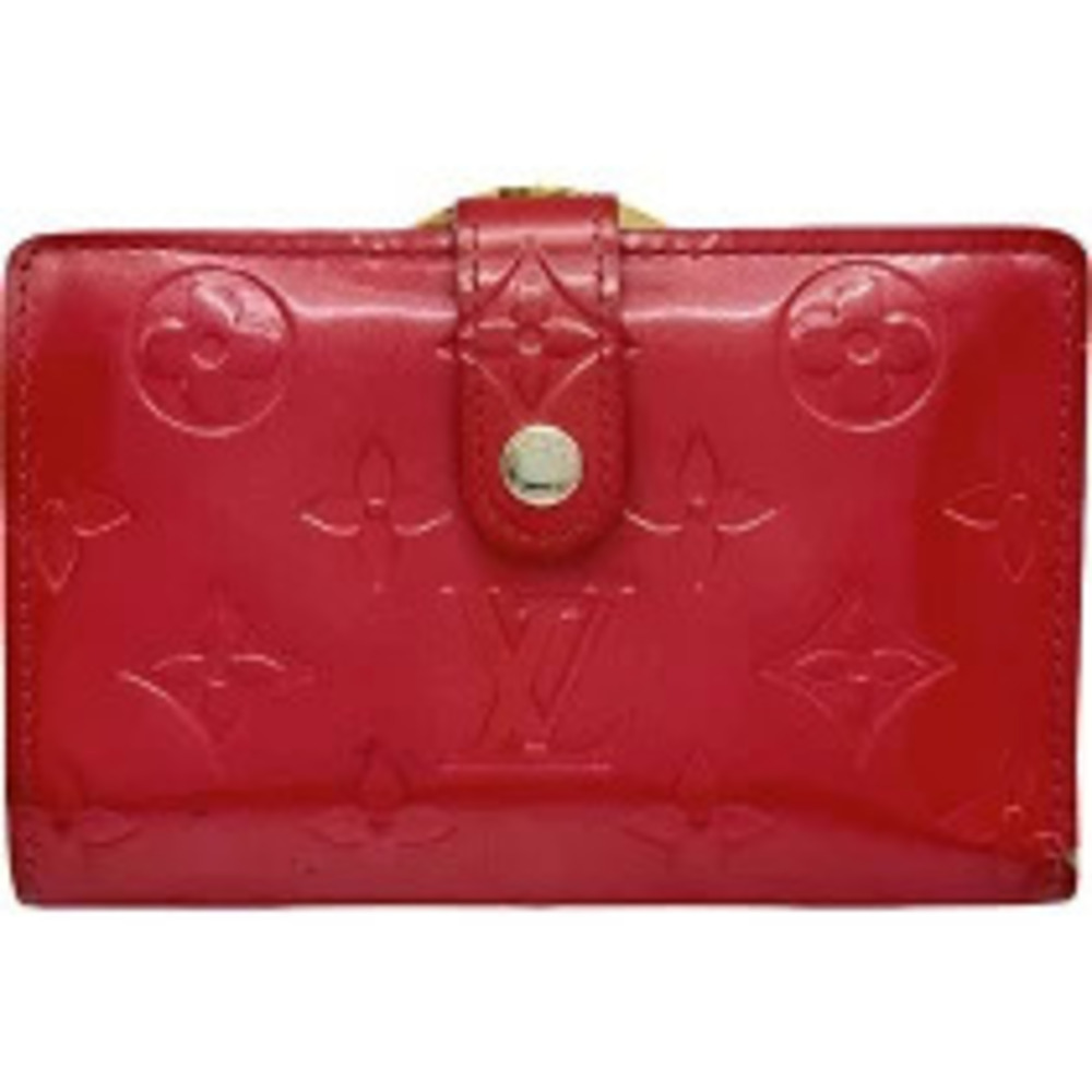 Louis Vuitton Portemonnaie Billet Viennois Framboise Vernis Bi fold Wallet